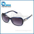 Sunglasses With Metal Logo On Temples Sun Gear Sunglasses